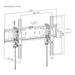 SBOX nástěnný držák 37&quot;-80&quot;, naklápěcí, černá (PLB-6546T-2) 3858894502998