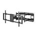 SBOX nástěnný držák 43&quot;-100&quot;, naklápěcí a otočný, černá (PLB-7486) 3858894503155