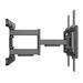 SBOX nástěnný držák 43&quot;-100&quot;, naklápěcí a otočný,nosnost až 60kg, černá (PLB-8148) 3858894505425