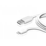 SBS - Dátový kábel Apple MFI, 1m, biela TECABLEUSBIP5