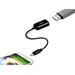 SBS - Kábel OTG Micro-USB/USB, čierna TE0UCD90K