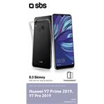 SBS - Puzdro Skinny pre Huawei Y7 2019/Y7 Prime 2019/Y7 Pro 2019, transparentná TESKINHUY719T