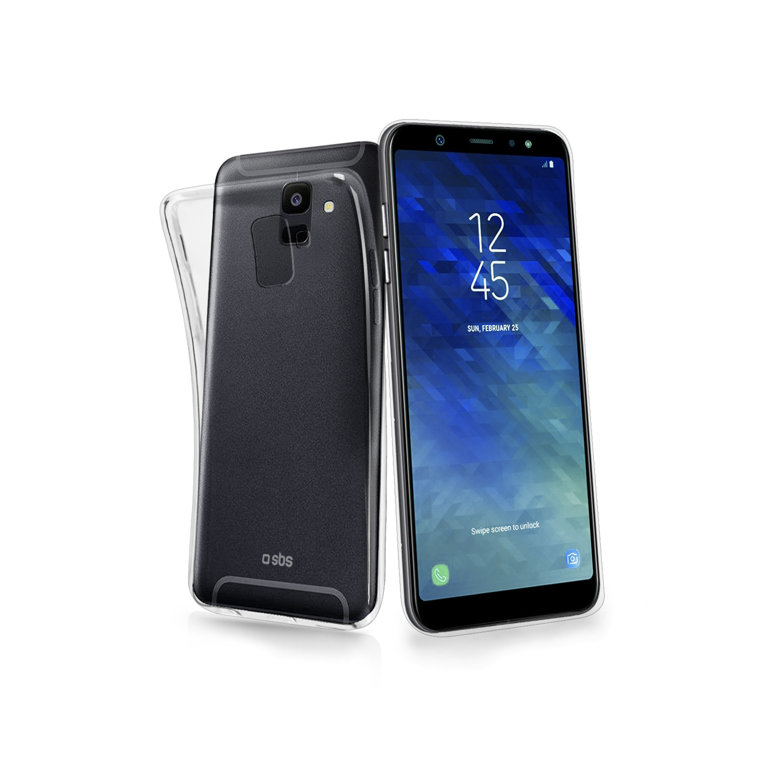 SBS - Puzdro Skinny pre Samsung Galaxy A6, transparentná TESKINSAA6T