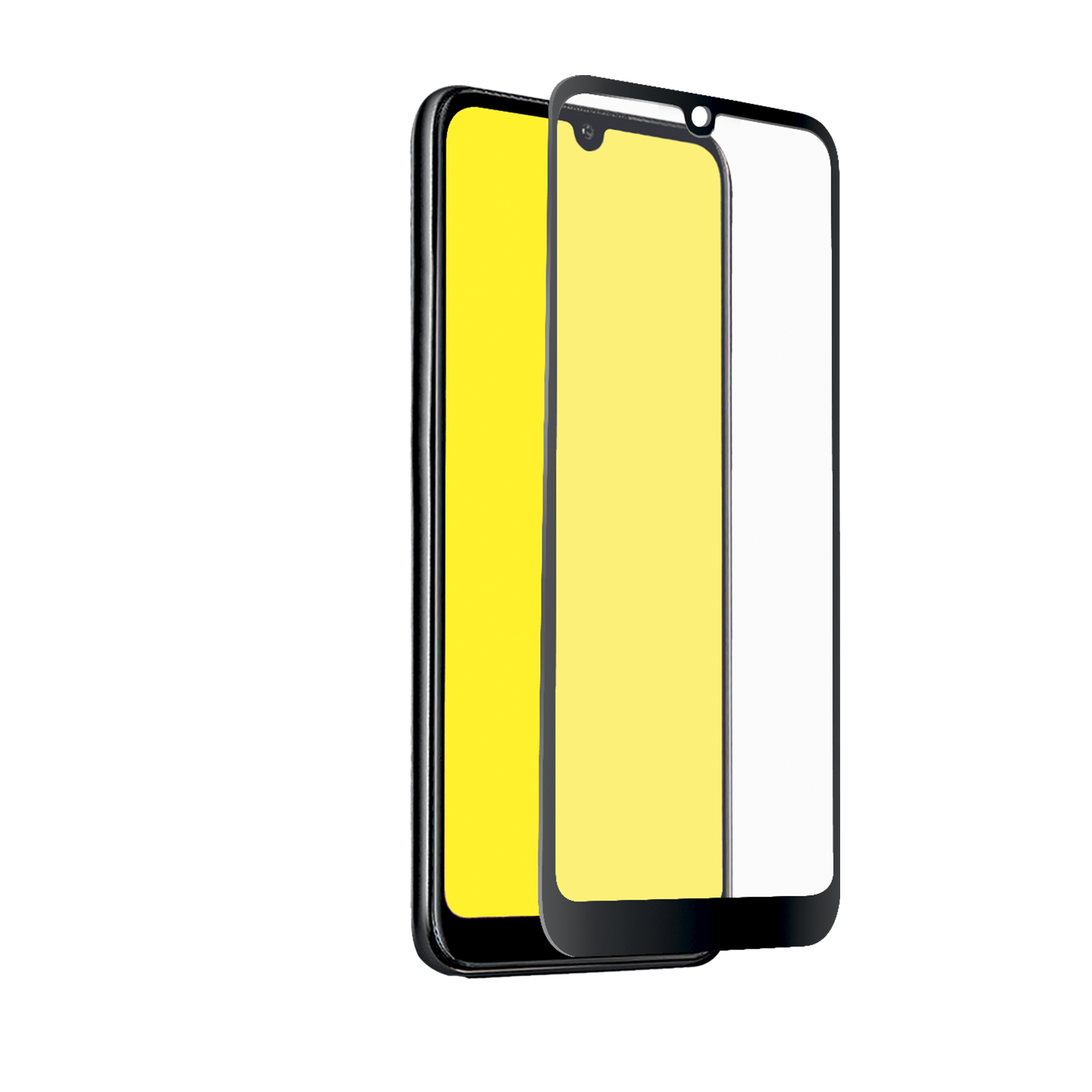 SBS - Tvrdené sklo Full Cover pre Huawei Y6 2019/Y6 Pro 2019/Y6s 2019/Honor 8A, čierna TESCRFCHUY619K