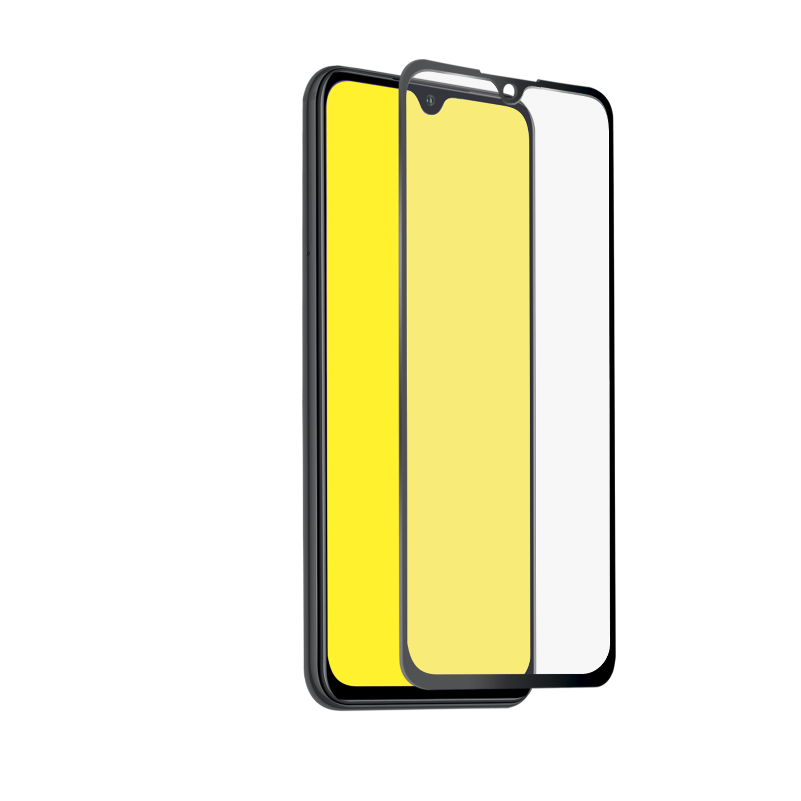 SBS - Tvrdené sklo Full Cover pre Xiaomi Redmi 9, čierna TESCRFCXIR9K