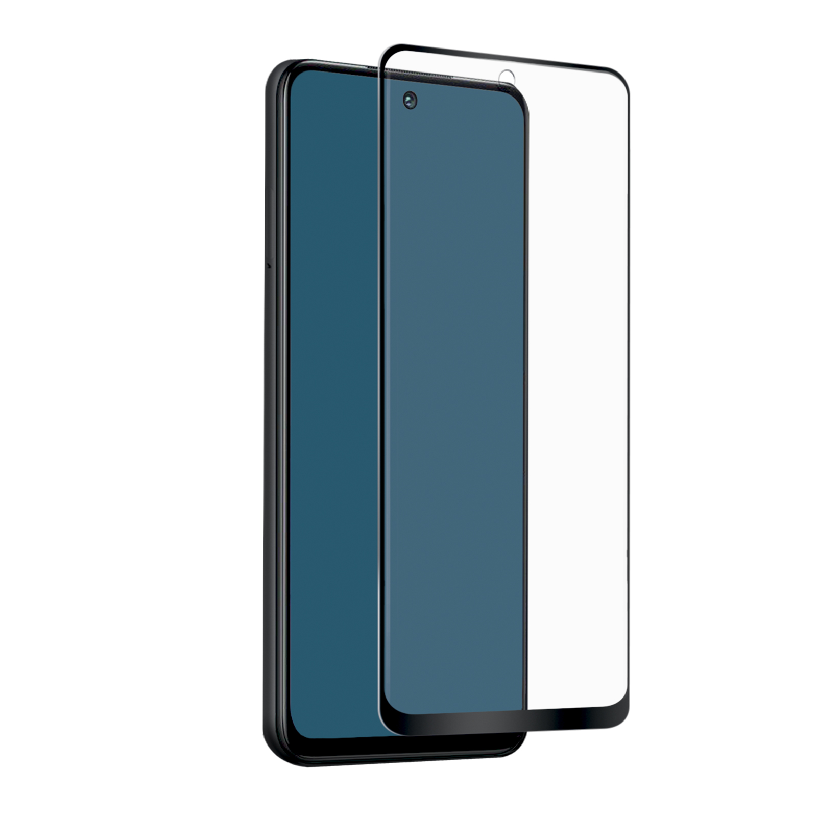 SBS - Tvrdené sklo Full Cover pre Xiaomi Redmi Note 10 5G/Poco M3 Pro 5G, čierna TESCRFCXIRNO105GK