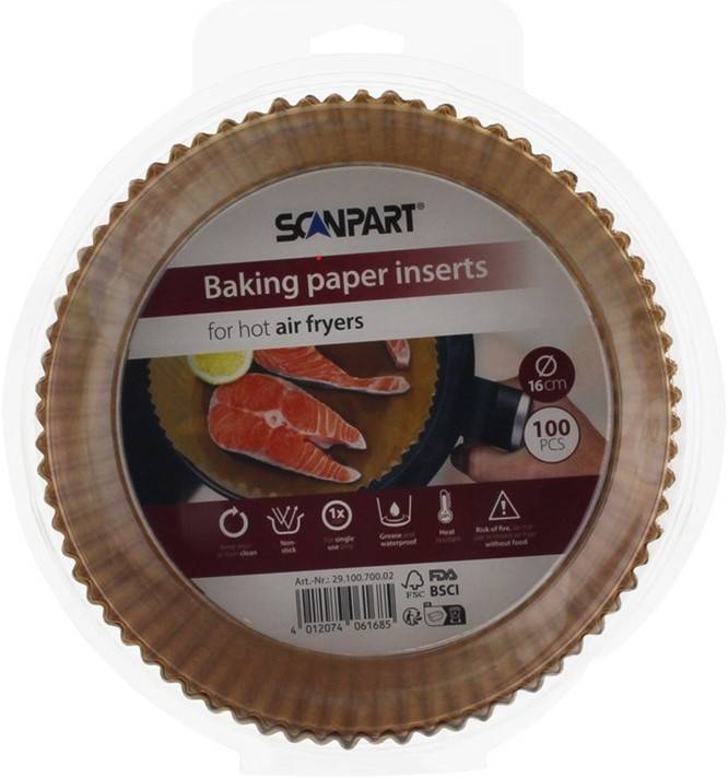 ScanPart papír na pečení pr.16cm 100ks 4012074061685
