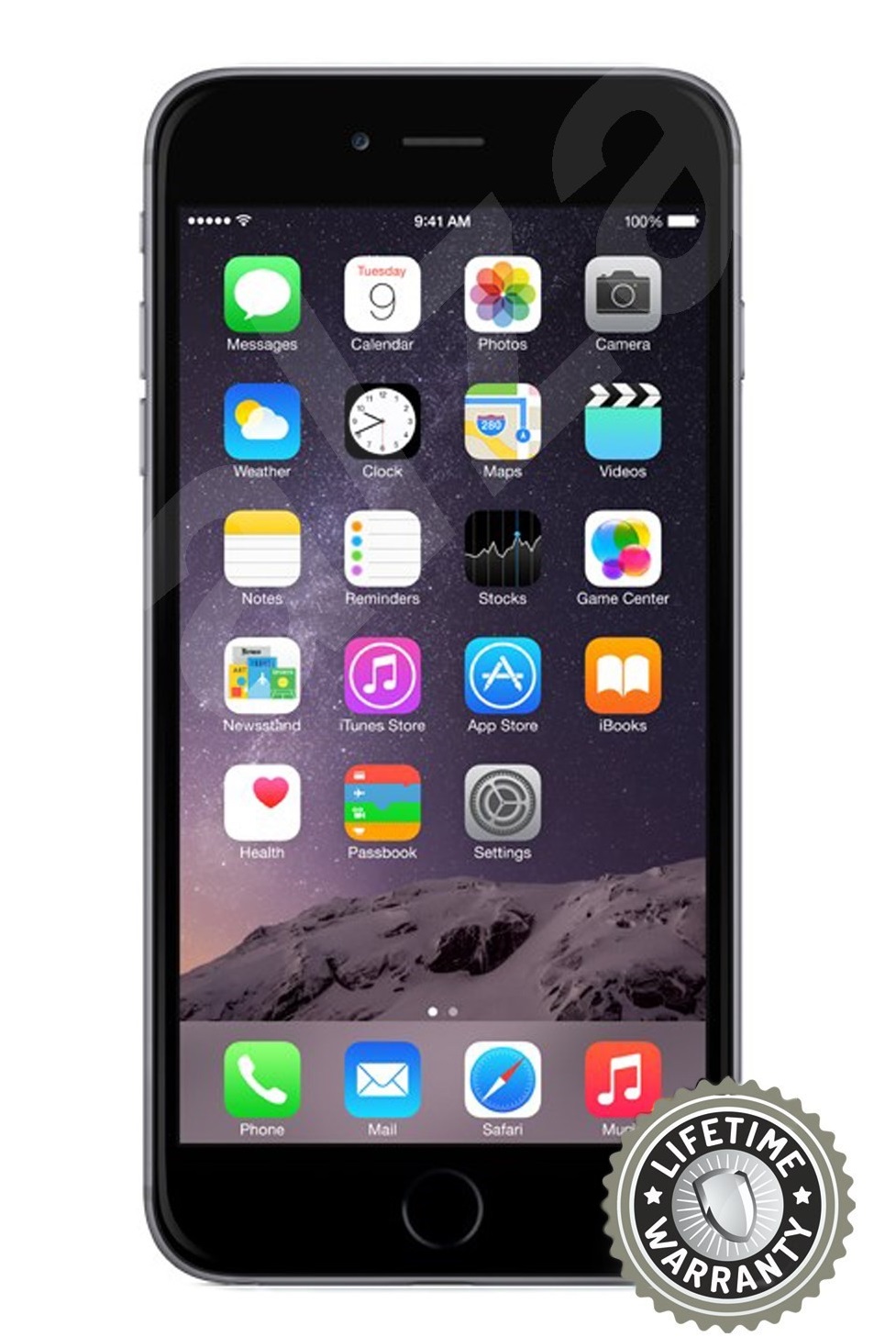 Screenshield™ APPLE iPhone 6/6S Tempered Glass protection display (full COVER black metalic frame) APP-TGFCBMFIPH6-D