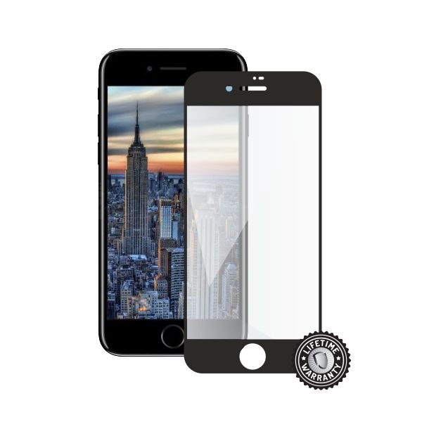 Screenshield APPLE iPhone 8 Tempered Glass Protection (full COVER black) APP-TG3DBIPH8-D