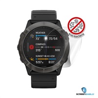 Screenshield fólie na displej Anti-Bacteria pro GARMIN Fenix 6X GAR-FNX6XAB-D