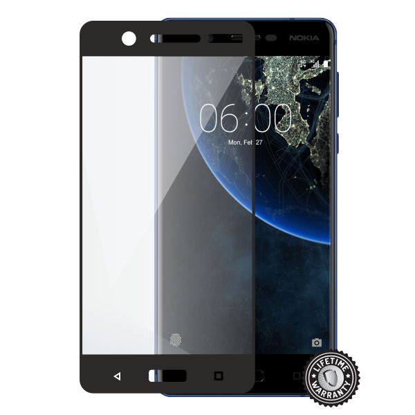 Screenshield™ NOKIA 5 (2017) Tempered Glass protection (full COVER black) NOK-TG25DB52017-D