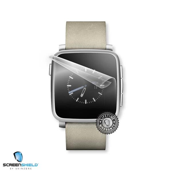 ScreenShield Pebble Time Steel - Film for display protection PEB-TIST-D