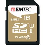 SDHC 16GB Cl10 UHS-I EliteGold EMTEC 3126170142078