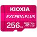 SDHC 256GB micro paměťová karta Kioxia EXCERIA PLUS M303, UHS-I (U3) V30 (100MB/s) Class 10 +adapté 4582563851023