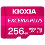 SDHC 256GB micro paměťová karta Kioxia EXCERIA PLUS M303, UHS-I (U3) V30 (100MB/s) Class 10 +adapté 4582563851023