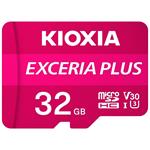SDHC 32GB micro paměťová karta Kioxia EXCERIA PLUS M303, UHS-I (U3) V30 (100MB/s) Class 10 + adapté 4582563850996