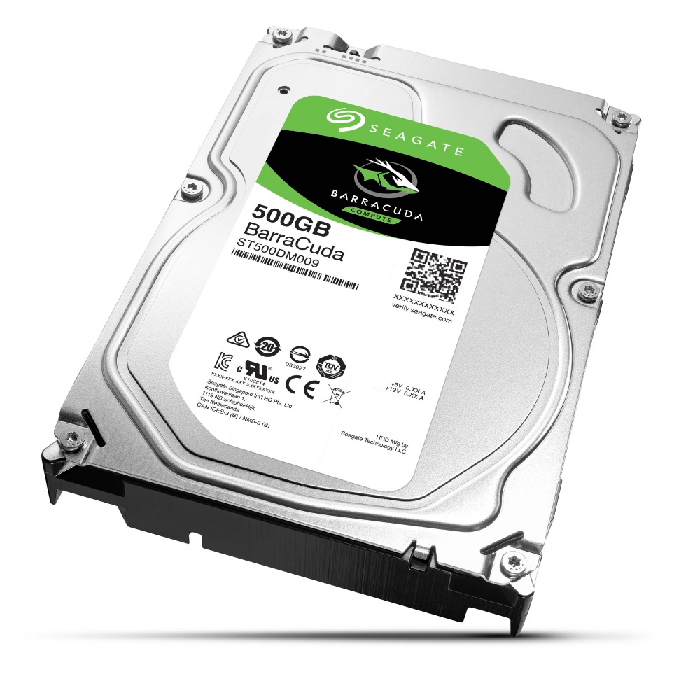 Seagate Barracuda ST500DM009 - Pevný disk - 500 GB - interní - 3.5" - SATA 6Gb/s - 7200 ot/min. - v