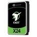 SEAGATE HDD 24TB EXOS X24, 3.5", SAS, 512e, 7200 RPM, Cache 512MB ST24000NM005H