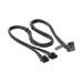 SEASONIC Kabel 2x 8-pin na 1x 12VHPWR, 90°, 750mm, černá WA2V16881BW
