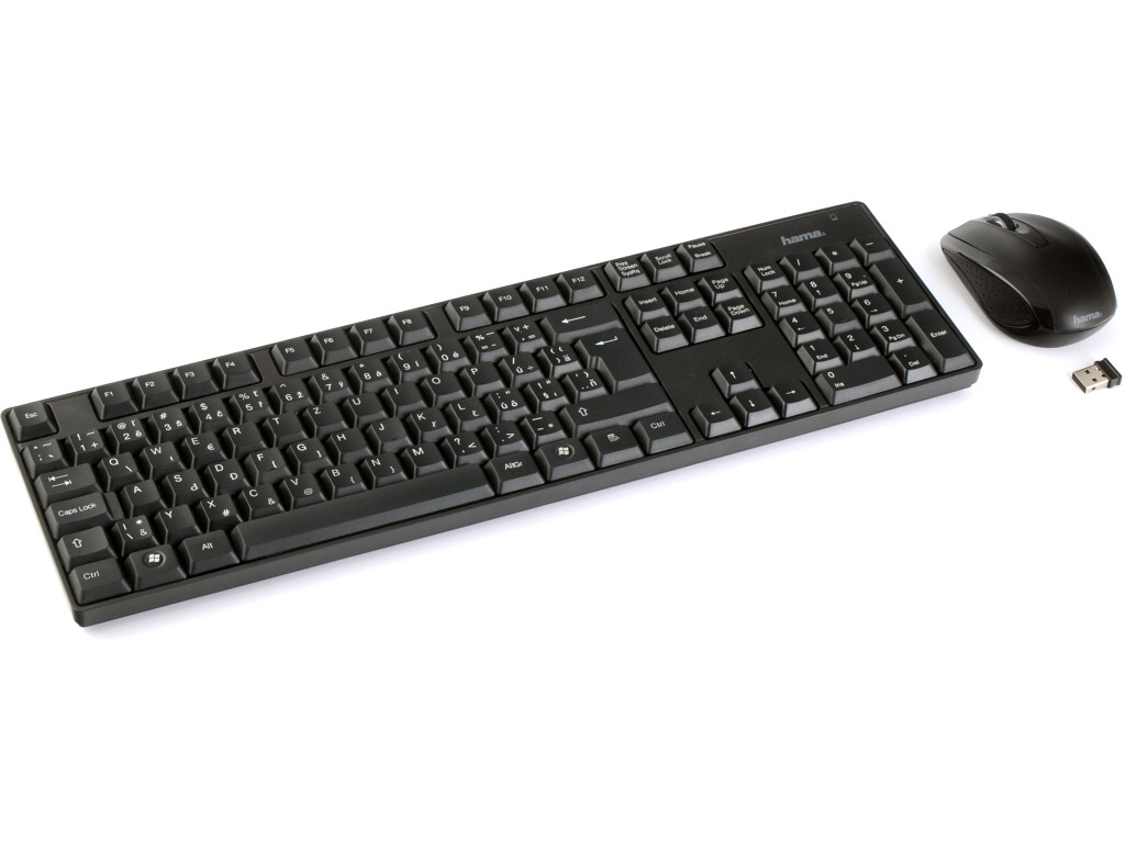 Set klávesnica + myš Hama RF 2200 , USB, wireless 2.4GHz, kompaktní bezrámová 53818