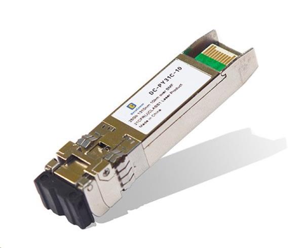 SFP28 transceiver 10/ 25Gbps, MM, 850nm,100m (OM4), 3,3V,LC Duplex,0 až 70°C, DDM, HP BLADE SFP28-SR-25G-BLD(845398-B21)