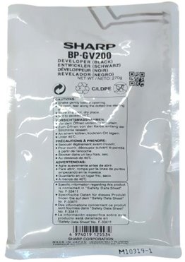 Sharp originál developer BP-GV200, black, 75000str. BPGV200