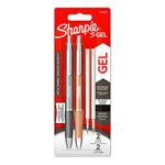 Sharpie, gélové pero S-Gel Metal, čierne, 2ks, 0.7mm, navyše 2 náplne 2162643