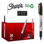 Sharpie, popisovač Fine, čierny, 36ks, 0.9mm, permanentná 2025040