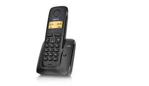SIEMENS Gigaset A120-BLACK - DECT/GAP bezdrátový telefon, barva černá GIGASET-A120-BLACK