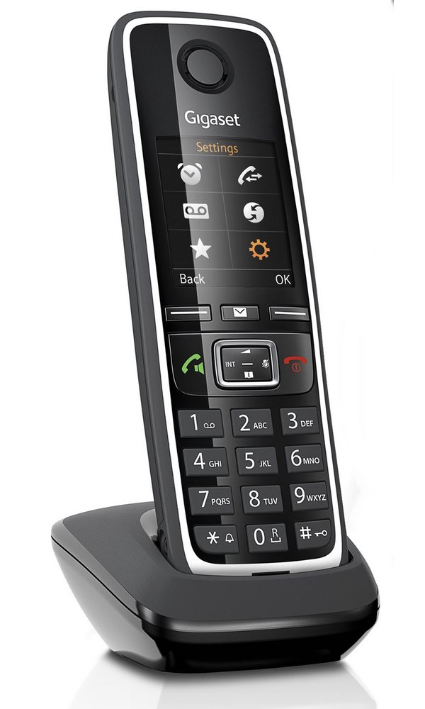 SIEMENS Gigaset C530 - DECT/GAP bezdrátový telefon, černý GIGASET-C530 S30852-H2512-R601