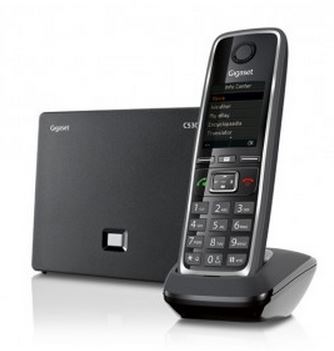 SIEMENS Gigaset C530 IP Black - bezdrátový IP telefon GIGASET-C530IP S30852-H2506-R601