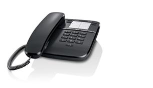 SIEMENS Gigaset DA310 - standardní telefon bez displeje, barva černá GIGASET-DA310-BLACK