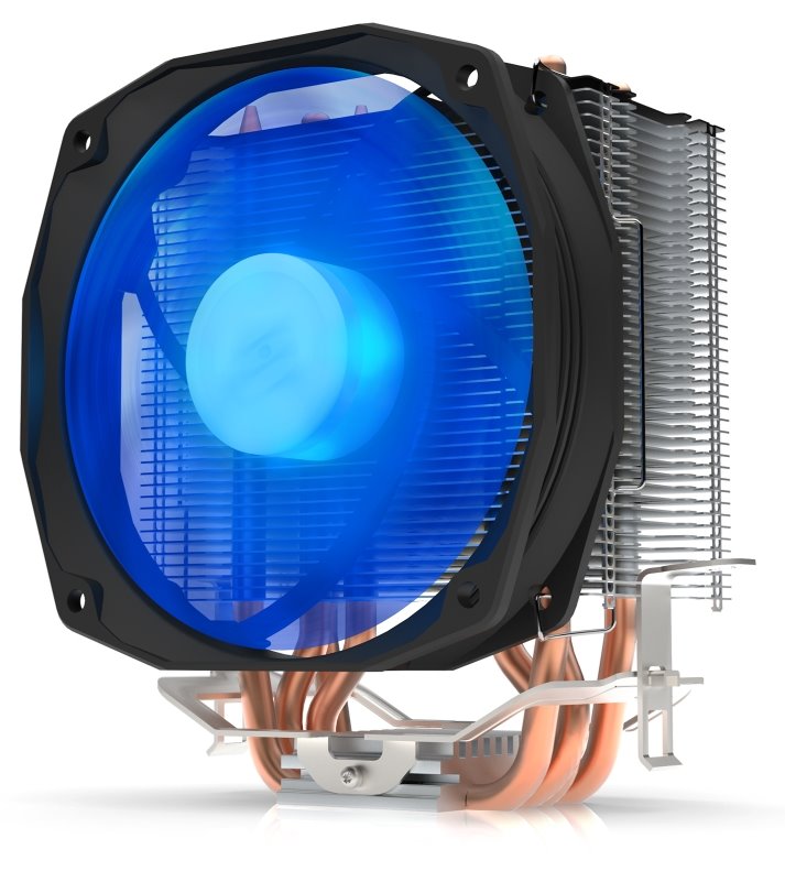 SilentiumPC chladič CPU Spartan 3 PRO HE1024 RGB/ ultratichý/ 100mm fan/ 4 heatpipes/ RGB/ PWM/ pro Intel i AMD SPC208