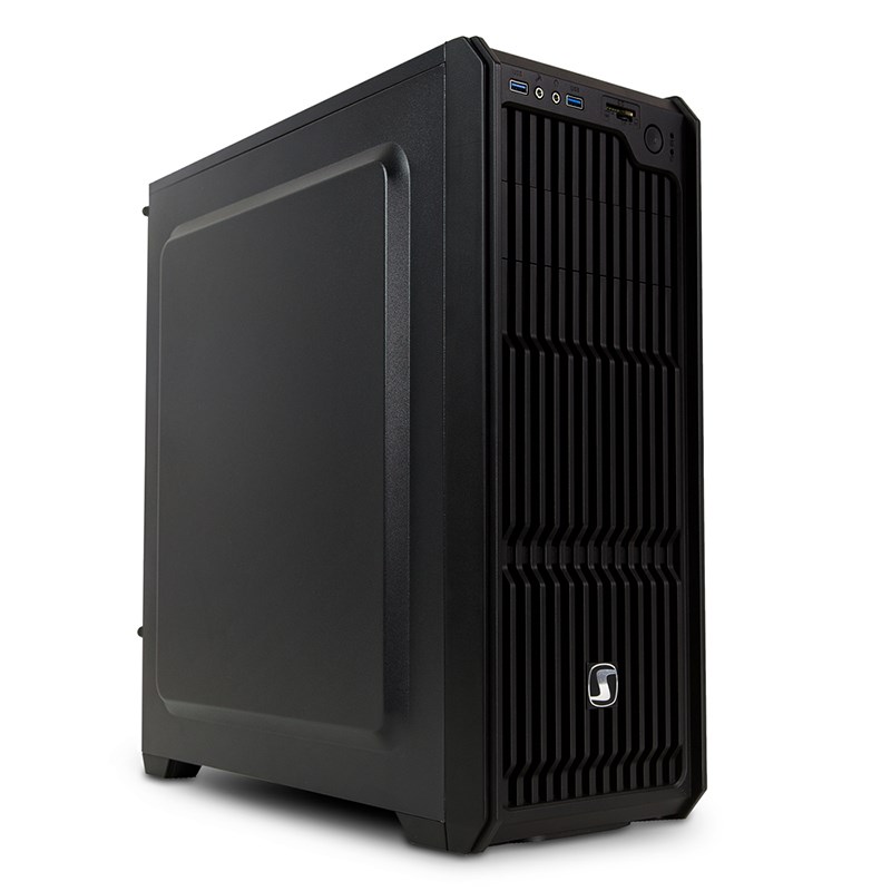SilentiumPC skříň MidT Regnum RG2 Pure Black / 2x USB 3.0 / 2x 120mm fan / černá SPC161