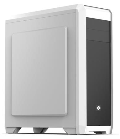 SilentiumPC skříň Regnum RG4F Frosty White / ATX / čtečka SD / USB 3.0 / 3x 120mm fan / regulace otáček/ bílá SPC179