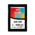 Silicon Power 240GB SSD Slim S55 Series SATA3, 2.5" (7 mm) ( r550MB/s, w450MB/s ) SP240GBSS3S55S25