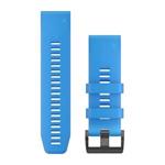 Silikonový remienok QuickFit™ 26 na zápästie fénix 3 / 5X (Plus) / tactix - modrý Cyan (ND) 010-12741-02