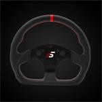 SIMAGIC D-Shaped Wheel Rim 325 mm, GT Pro Hub(K) compatible, leather P-325D(K)(LEATHER)