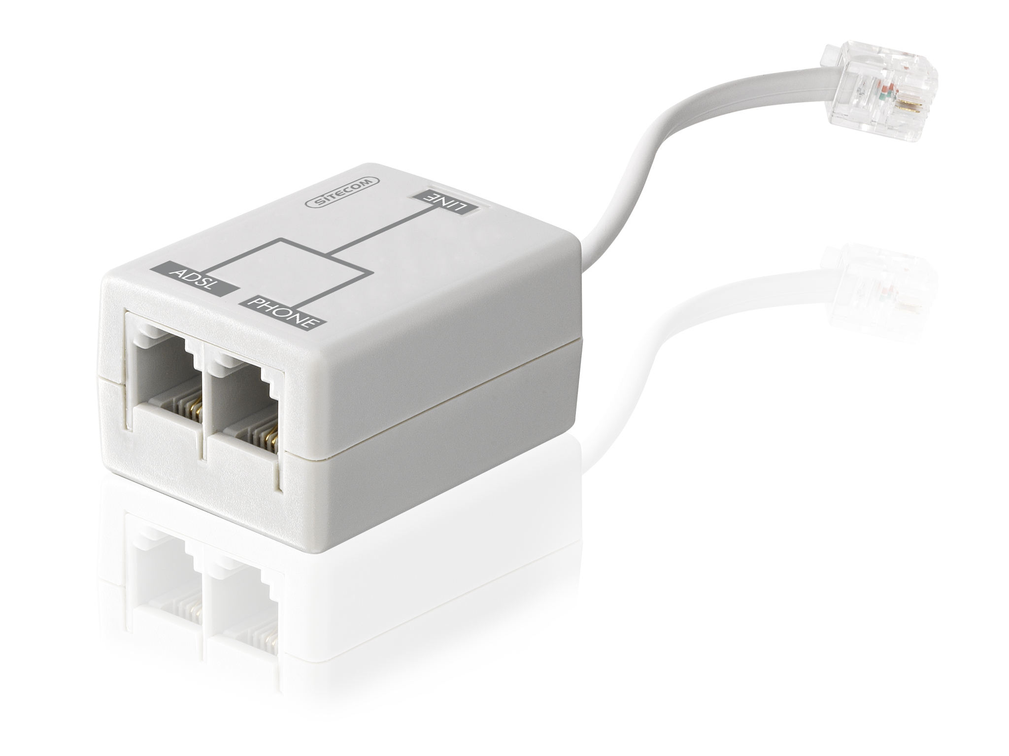 Sitecom CMPSC-DC212 - ADSL Splitter, 2 porty