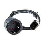 Síťový kabel pro výstup UPS - redukce PC konektor NKUP-230V-SCH2