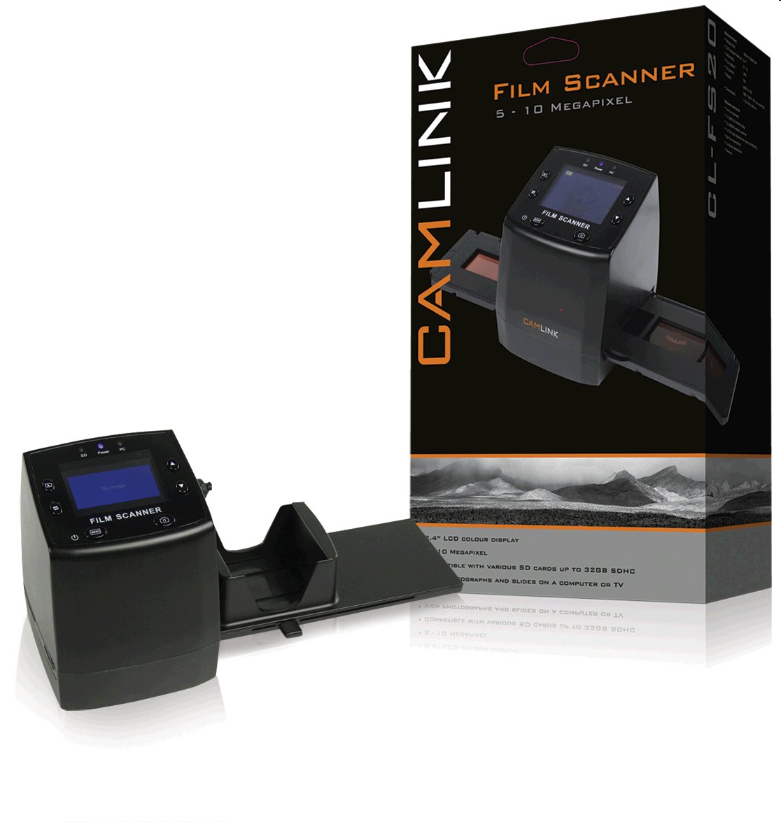 Skener Camlink CL-FS20 na diapozitivy a negativy - Z VÝSTAVKY