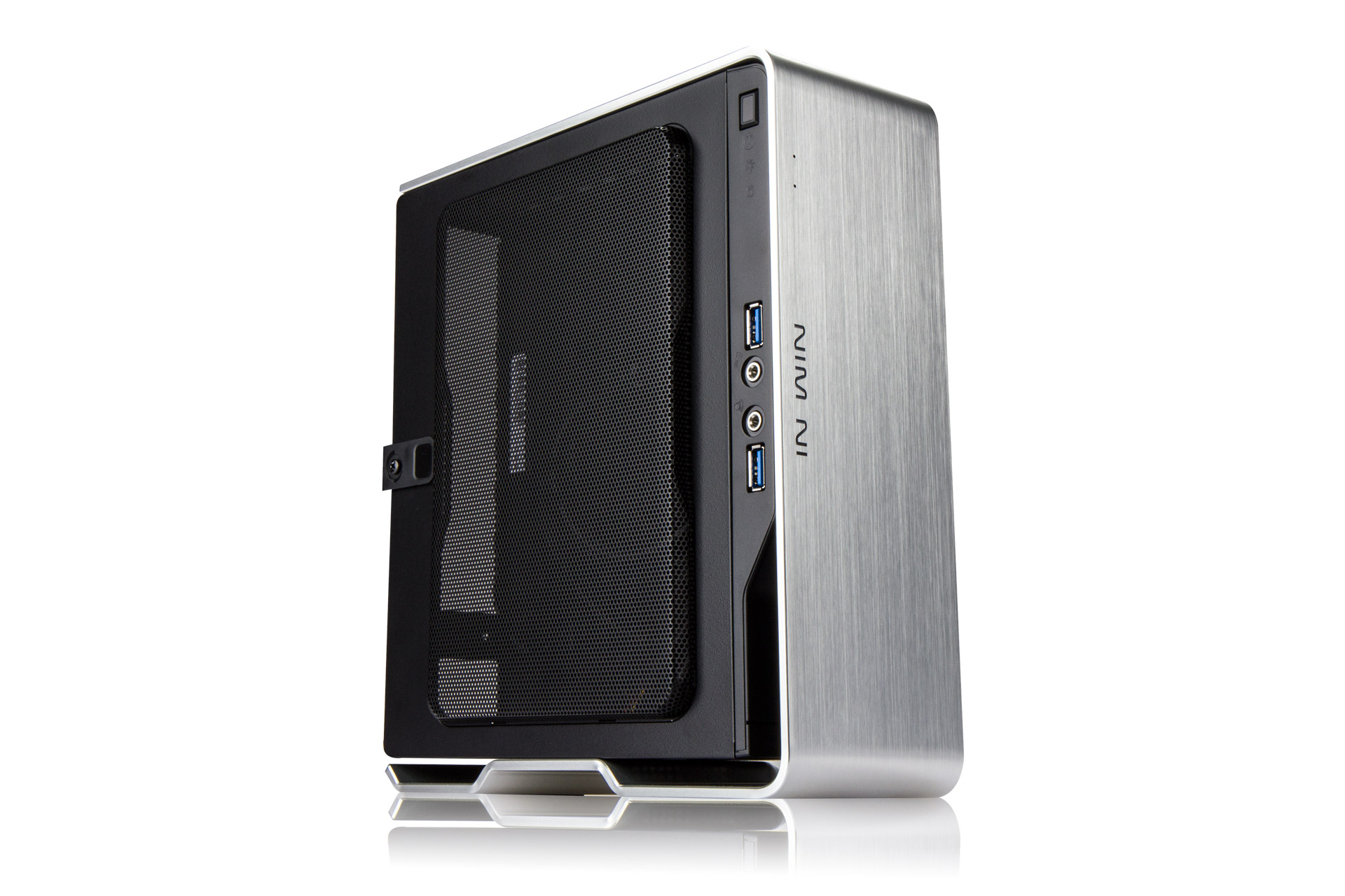 Skříň In-Win Chopin, miniITX stříbrná +150W zdroj BQ696 SILVER