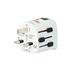 SKROSS cestovný adaptér PRO Light USB, 6.3A max., vr. USB nabíjania, uzemnený, UK+USA+Austrálie/Čína PA46