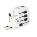 SKROSS Cestovný adaptér SKROSS PRO - World & USB, 6,3A max., uzemnený, vr. univerzálnej USB nabíjačky, pre cellý sv PA41