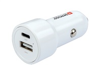 SKROSS USB A+C nabíjecí autoadaptér Dual Car Charger, 65W PD DC27C-PD65
