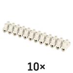 Skrutková svorkovnica 12× 2,5–4mm2, 450 V, biela, 10 ks 8592920154878