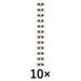 Skrutková svorkovnica 12× 4–6mm2, 450 V, biela, 10 ks 8592920154885