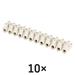 Skrutková svorkovnica 12× 6–10 mm2, 450 V, biela, 10 ks 8592920154892