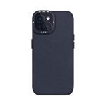 SLG Design kryt D9 France Epsom Leather pre iPhone 15 - Indigo SD-D9E-BC-IP15-IN