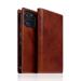 SLG Design puzdro D7 Italian Wax Leather pre iPhone 14 Pro - Brown SD-D7W-DC-IP14P-BR
